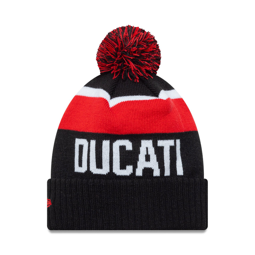 Ducati șapcă tricotată, logotip cu text, New Era, multicolor