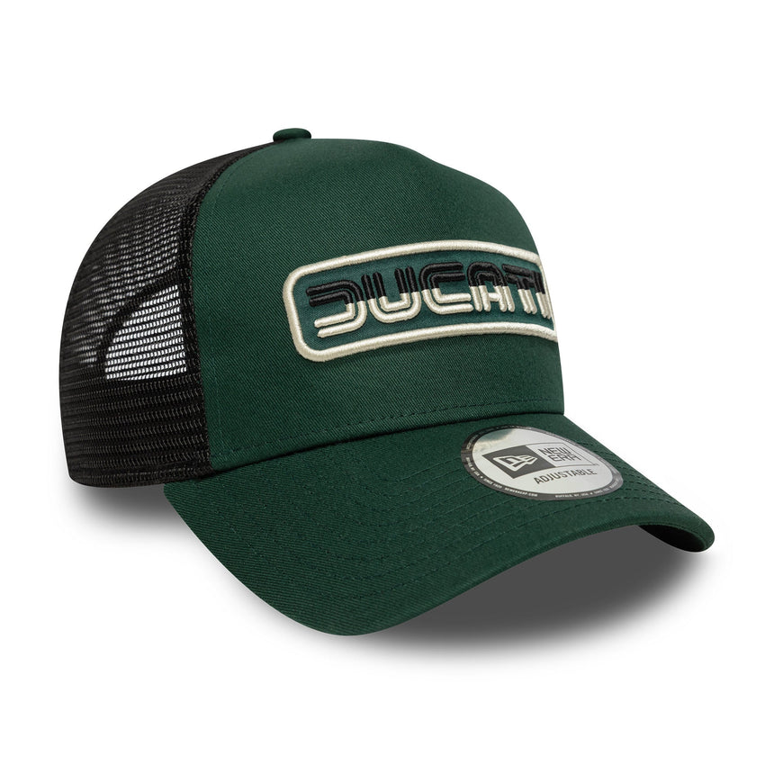 Șapcă Ducati, trucker, de sezon, New Era, 9FORTY, verde