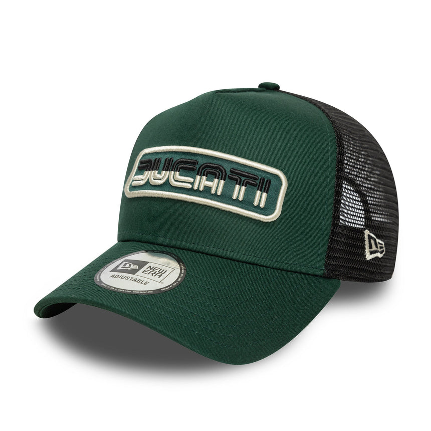 Șapcă Ducati, trucker, de sezon, New Era, 9FORTY, verde