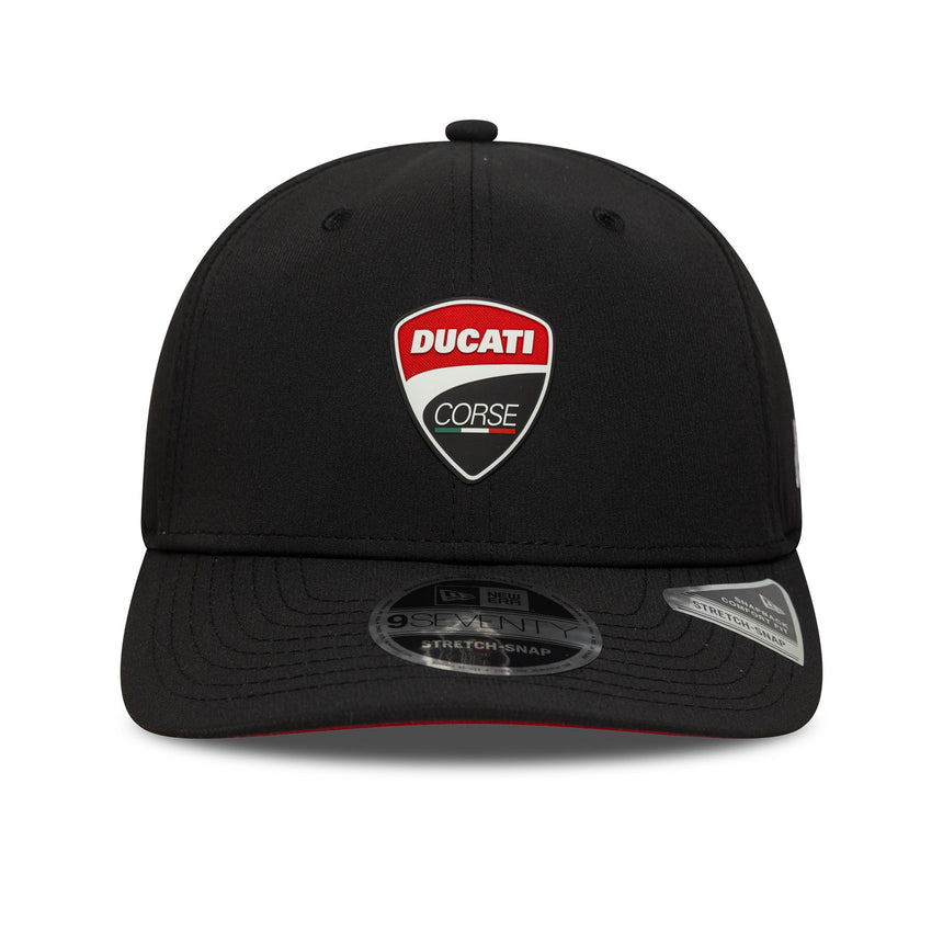 șapcă Ducati, echipă, reciclată, New Era, 9SEVENTY, albastru