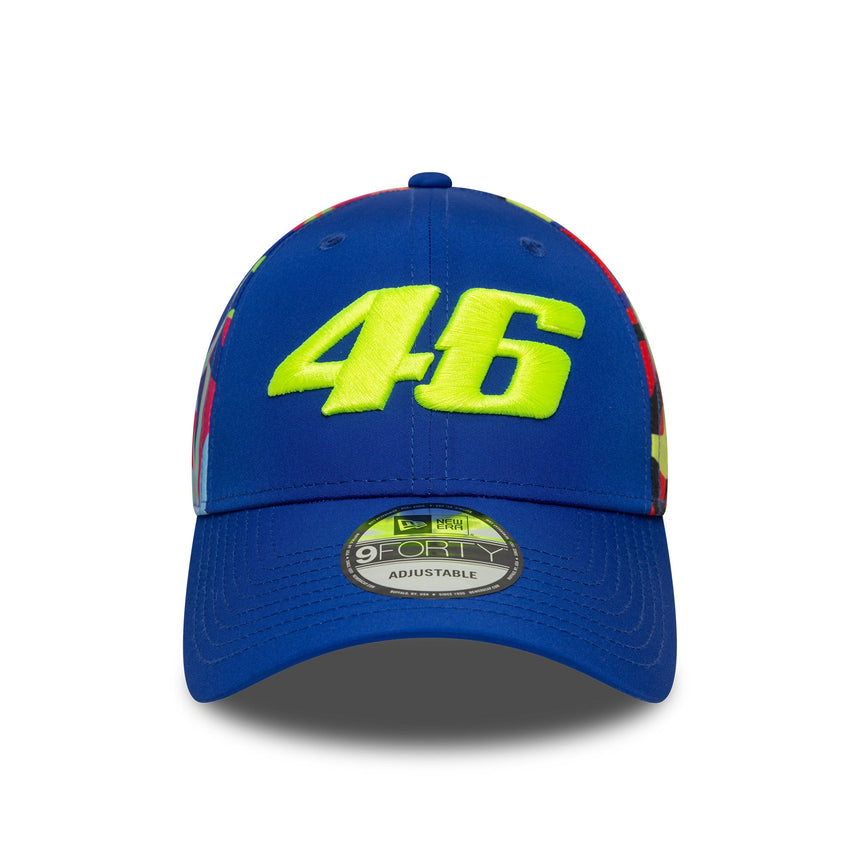 Valentio Rossi #46 șapcă, VR46, fan, New Era, 9FORTY, multicolor