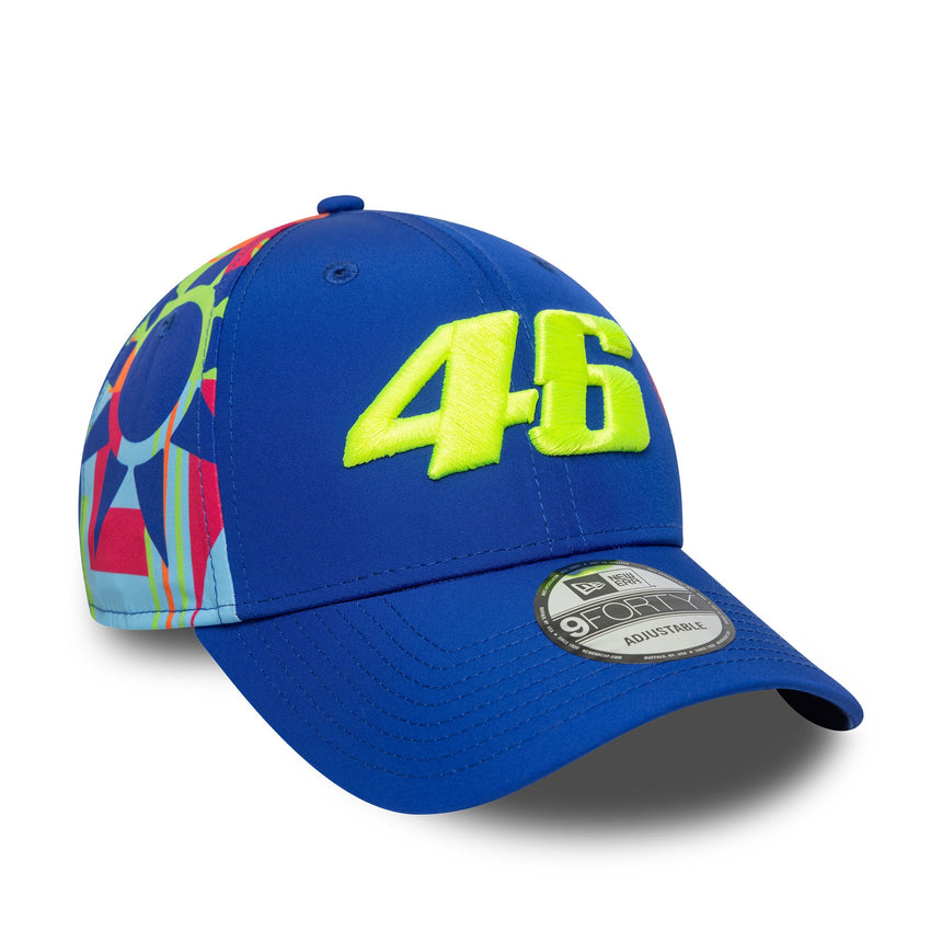 Valentio Rossi #46 șapcă, VR46, fan, New Era, 9FORTY, multicolor