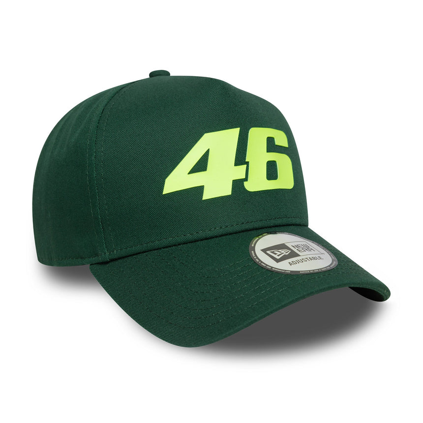 Șapcă Valentio Rossi #46, trucker, VR46, sezonieră, New Era, 9FORTY, verde
