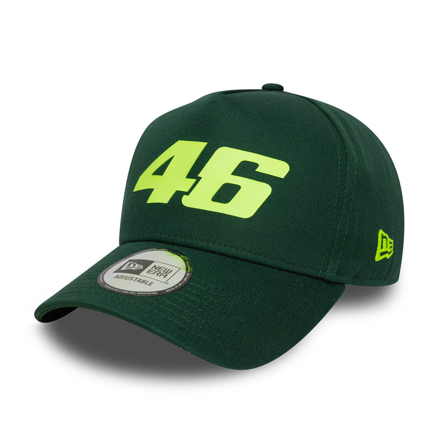 Șapcă Valentio Rossi #46, trucker, VR46, sezonieră, New Era, 9FORTY, verde