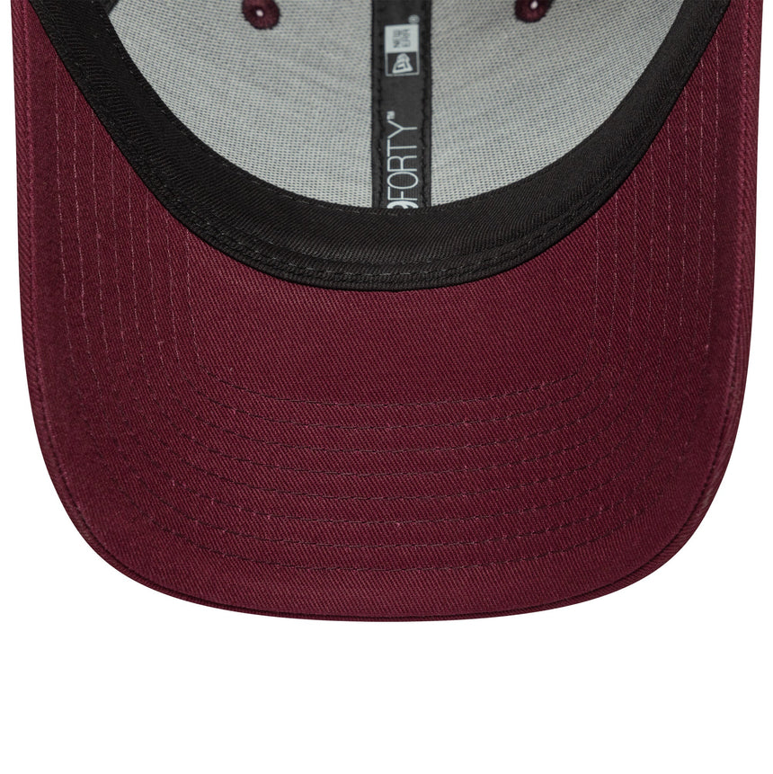 Șapcă Valentio Rossi #46, VR46, sezonier, New Era, 9FORTY, bordo