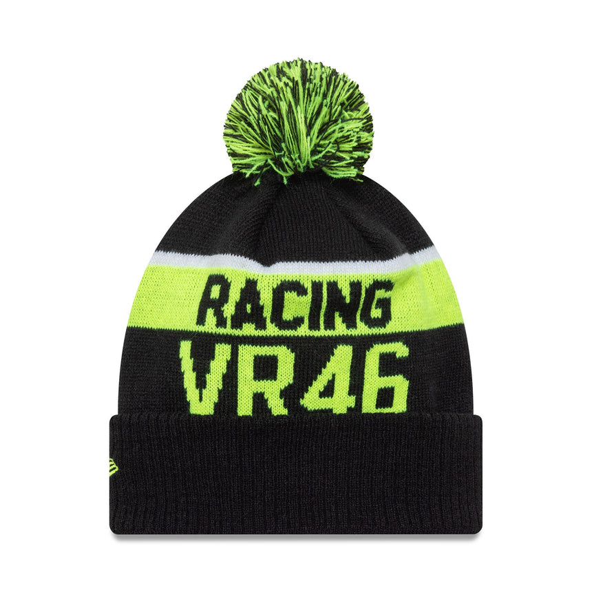 Căciulă tricotată Valentino Rossi #46, VR46, logotip cu text, New Era, multicolor
