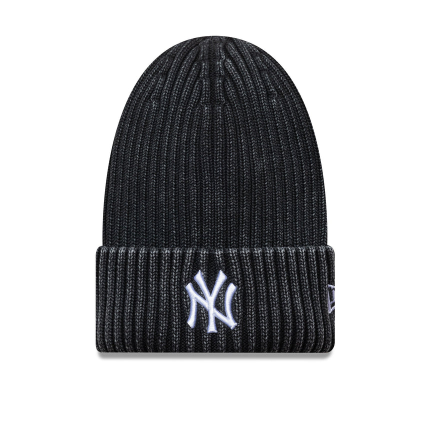 New York Yankees beanie spălată, MLB, New Era, negru