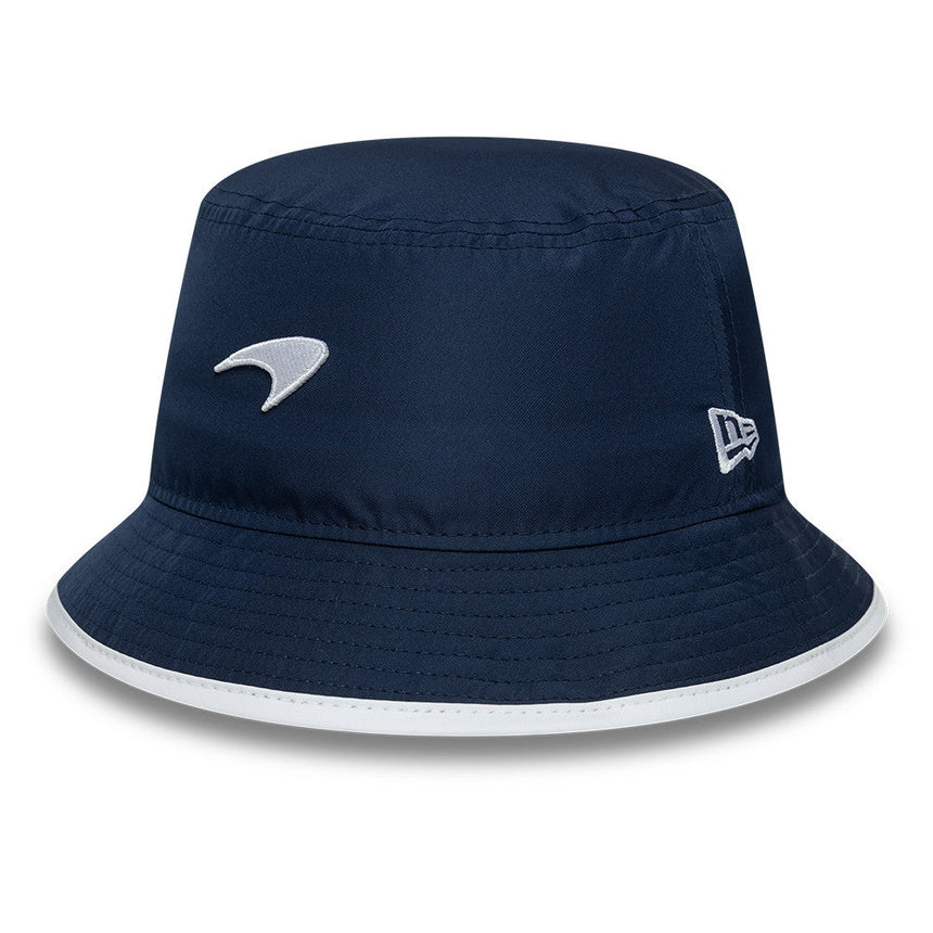 Pălărie tip bucket McLaren x Reiss, sezonieră, conică, New Era, 9FORTY, albastră