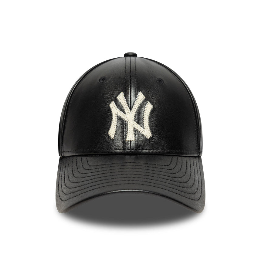 Șapcă New York Yankees, din piele, New Era, 9FORTY, mc, negru