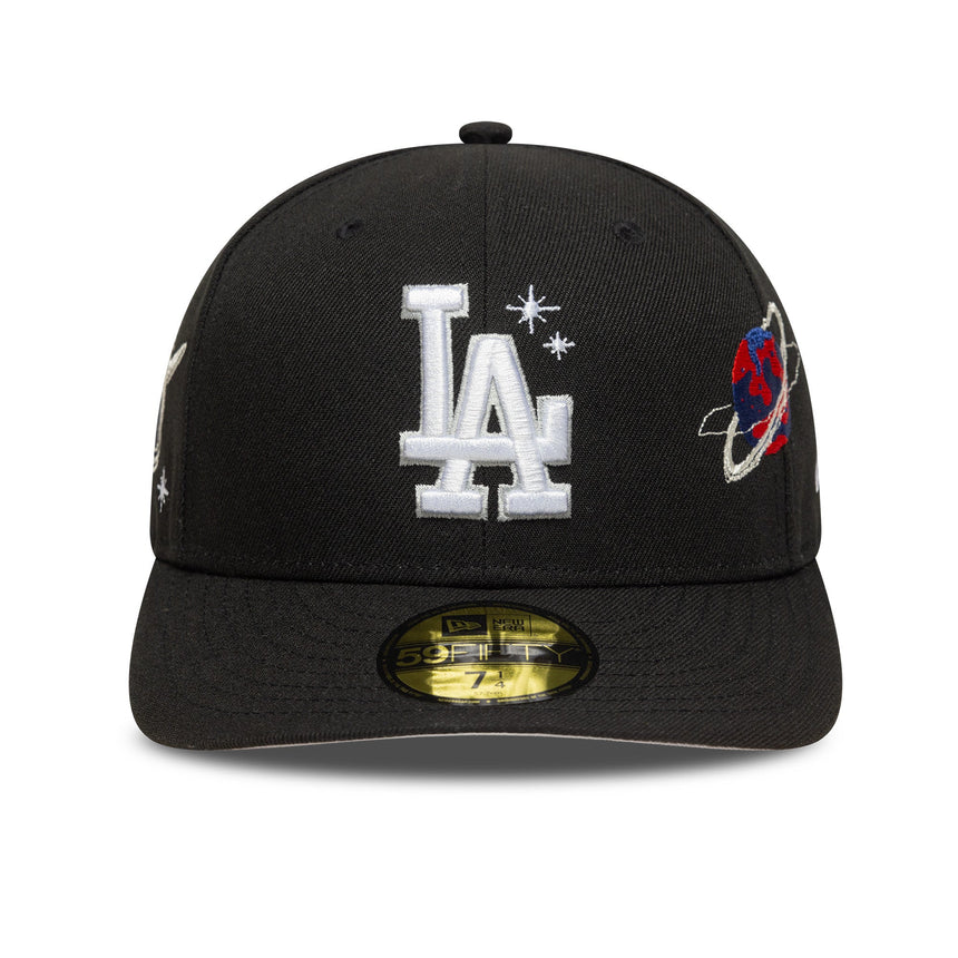 Șapcă Los Angeles Dodgers, PLANET ICON, New Era, 59FIFTY, PC, neagră