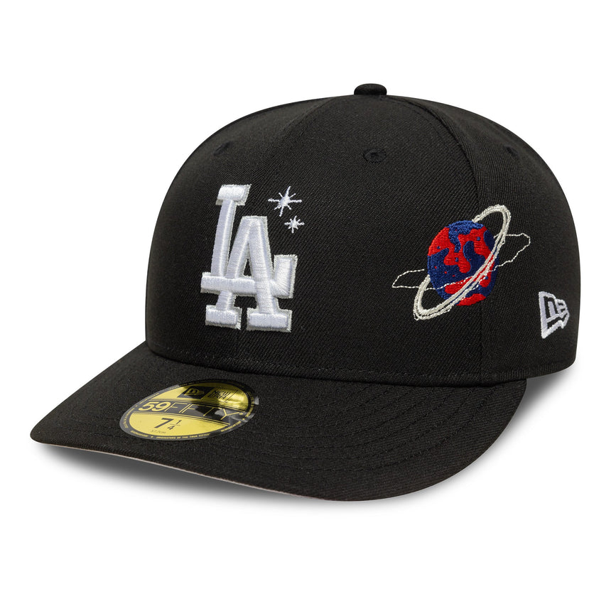 Șapcă Los Angeles Dodgers, PLANET ICON, New Era, 59FIFTY, PC, neagră