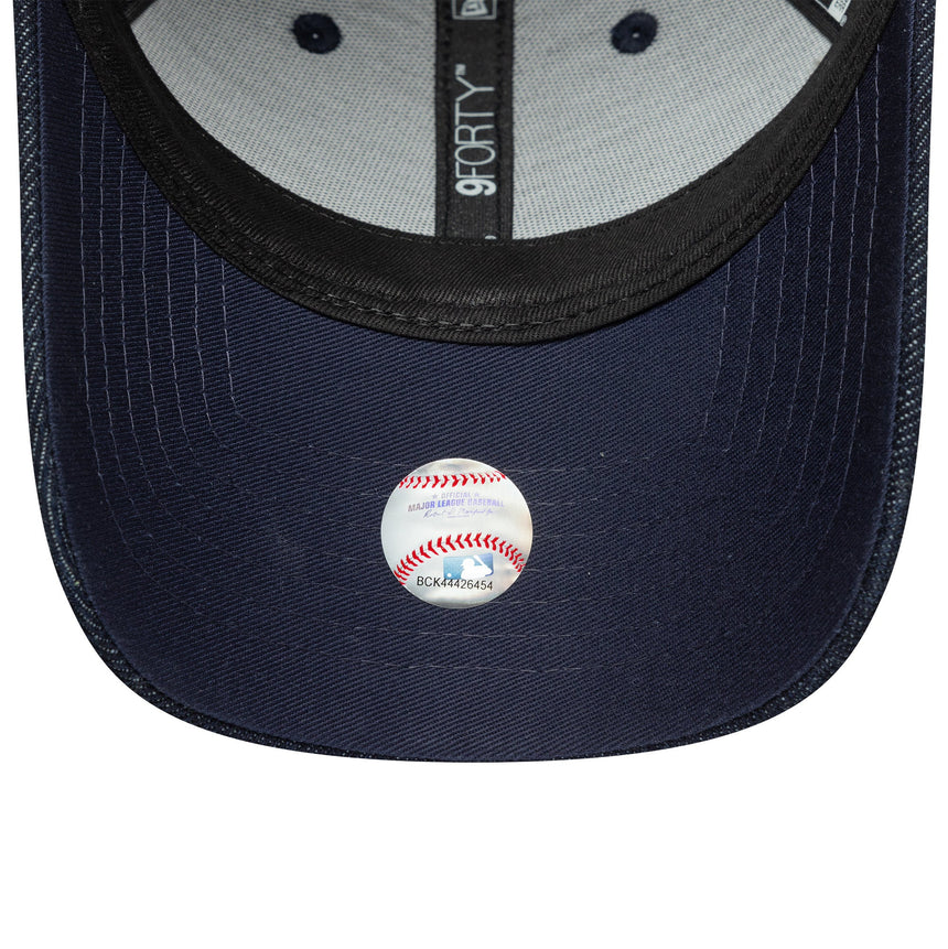 Șapcă New York Yankees, paiete, New Era, 9FORTY, model albastru, albastru