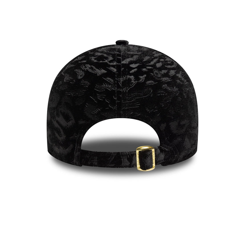 Șapcă New York Yankees, velur leopard, 9FORTY, femei, negru