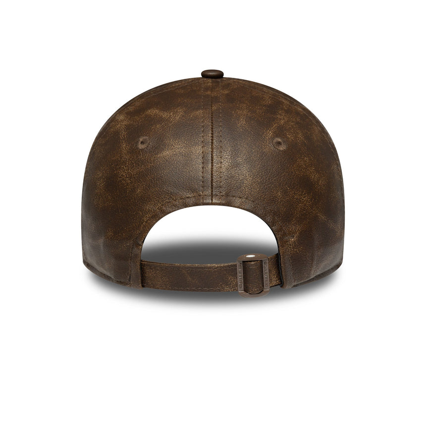 Şapcă New York Yankees, din piele PU, New York Yankees, 9TWENTY, maro, maro