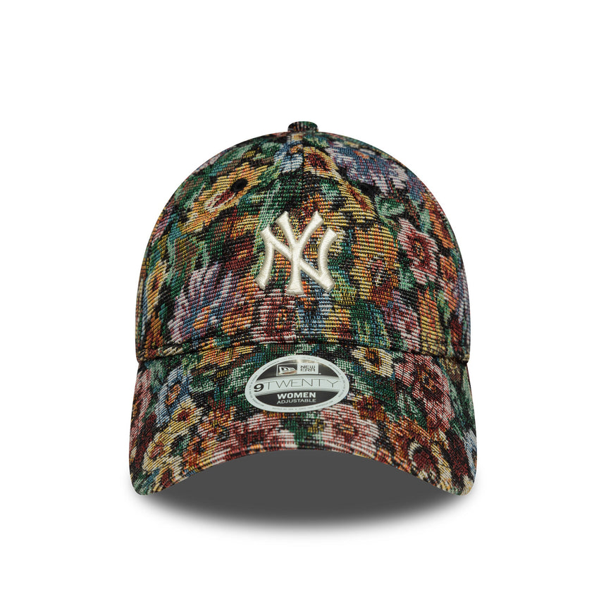 Șapcă New York Yankees, femei, floral, New Era, 9TWENTY, negru multicolor