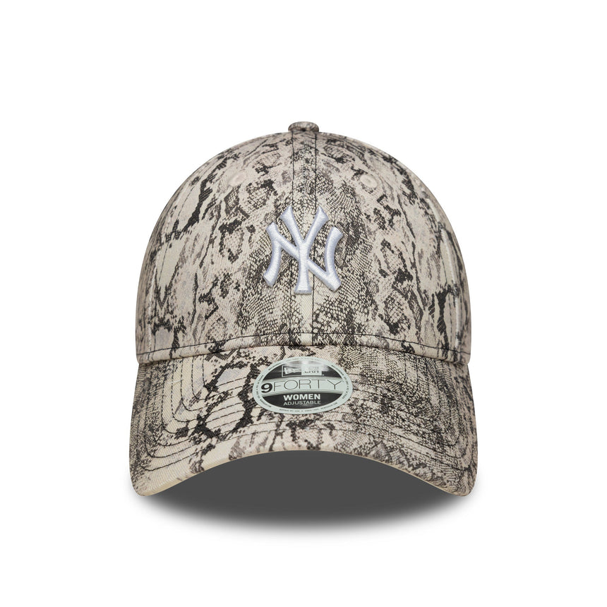 Șapcă New York Yankees, imprimeu șarpe, 9FORTY, New Era, gri