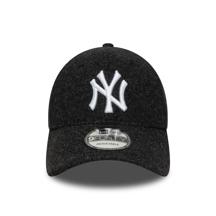 Șapcă New York Yankees, melton, New Era, 9FORTY, negru