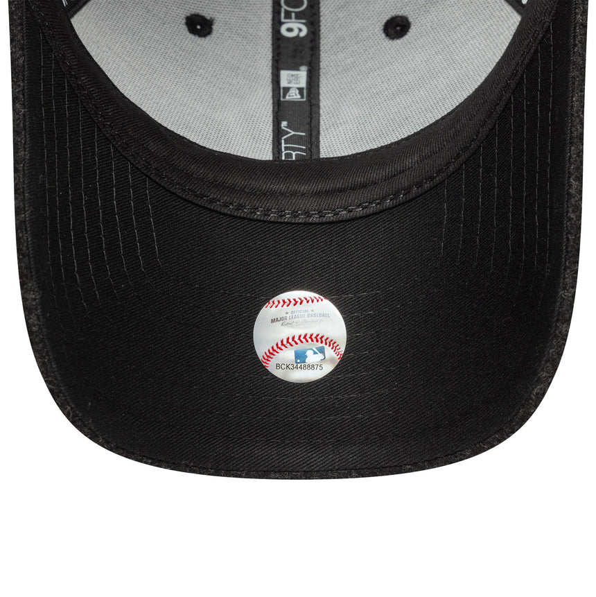Șapcă New York Yankees, melton, New Era, 9FORTY, negru