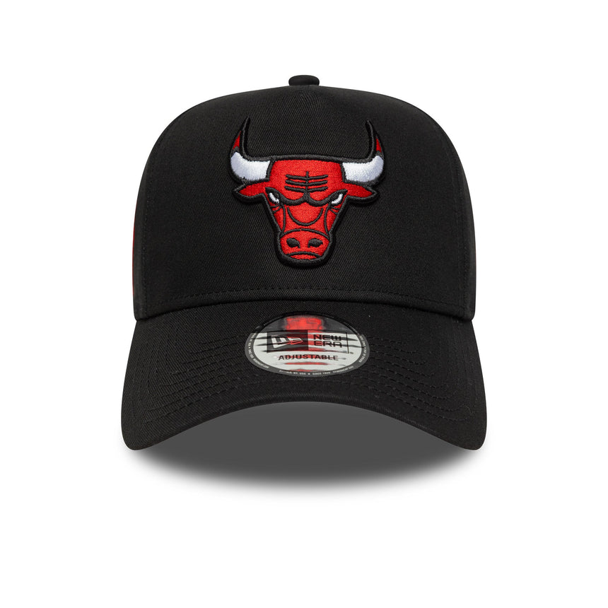 Șapcă Chicago Bulls, patch lateral A-Frame, Chicago Bulls, A-frame, negru