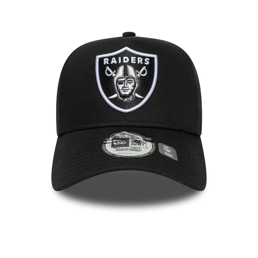 Las Vegas Raiders, patch lateral, New Era, A-frame, negru