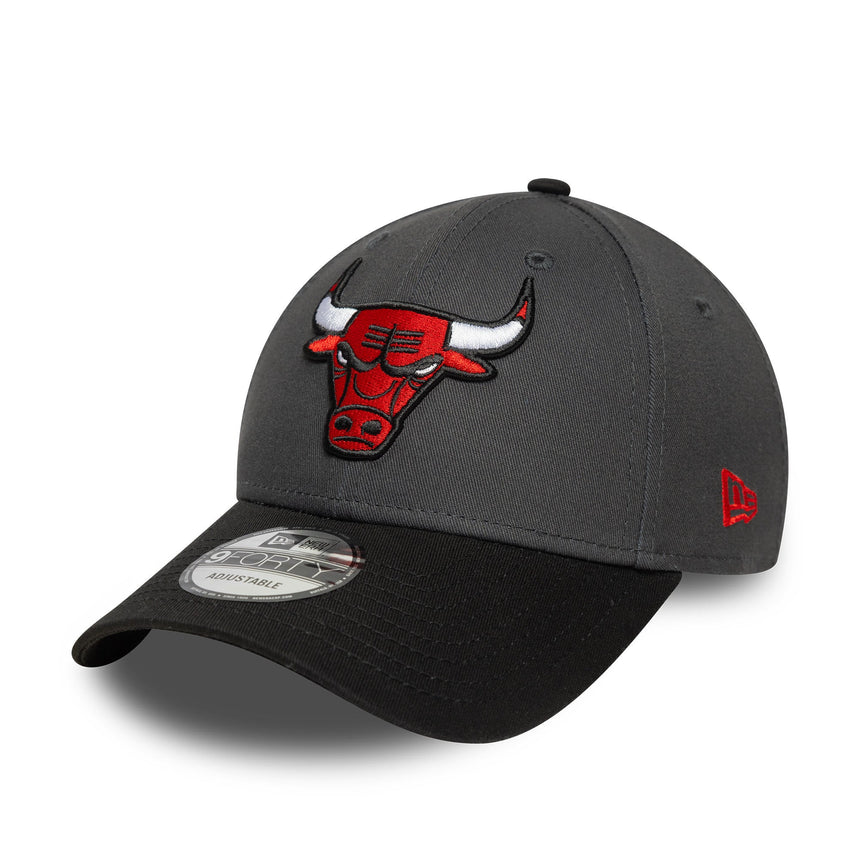 Șapcă Chicago Bulls, patch lateral, New Era, 9FORTY, gri, gri