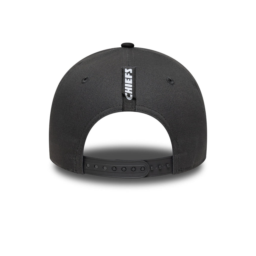 șapcă Kansas City Chiefs, pin impecabil, New Era, 9FORTY, gri