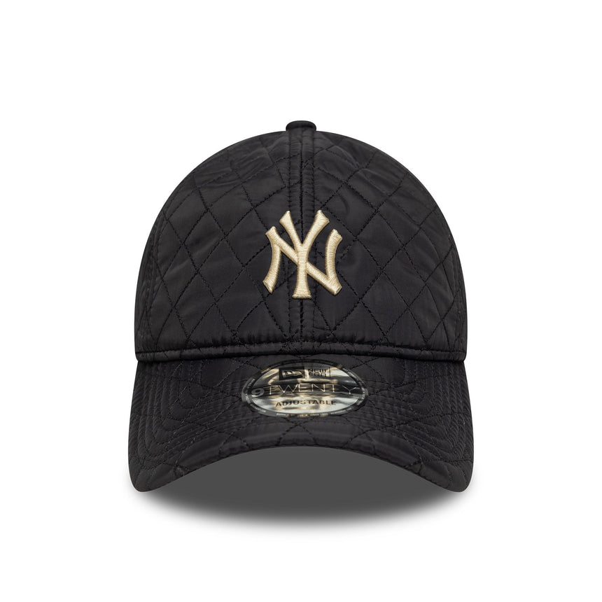 Șapcă New York Yankees matlasată, New Era, 9TWENTY, neagră, gri