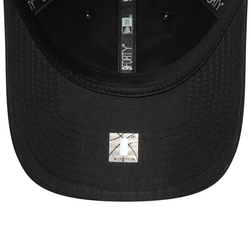 șapcă Chicago Bulls, emblemă NBA, New Era 9FORTY, neagră