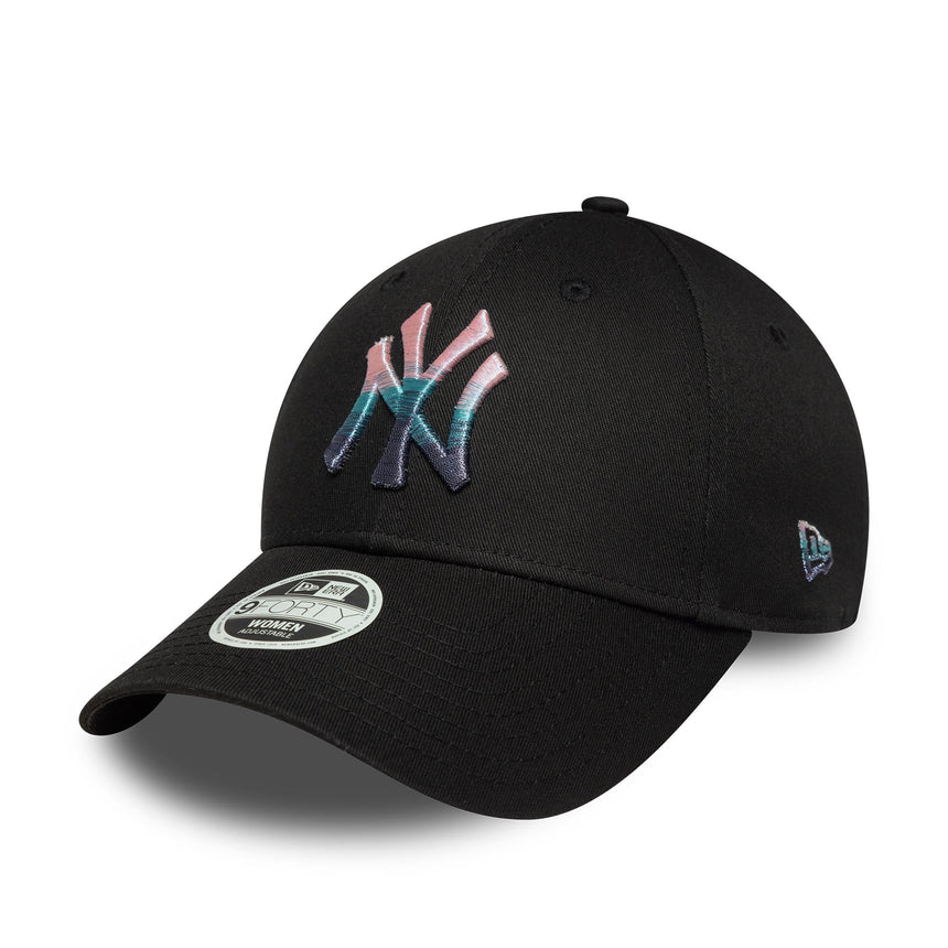 Șapcă New York Yankees, logo metalic, 9FORTY, negru