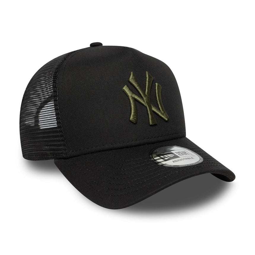 Șapcă de tip trucker New York Yankees, esențial pentru ligă, RIG, neagră
