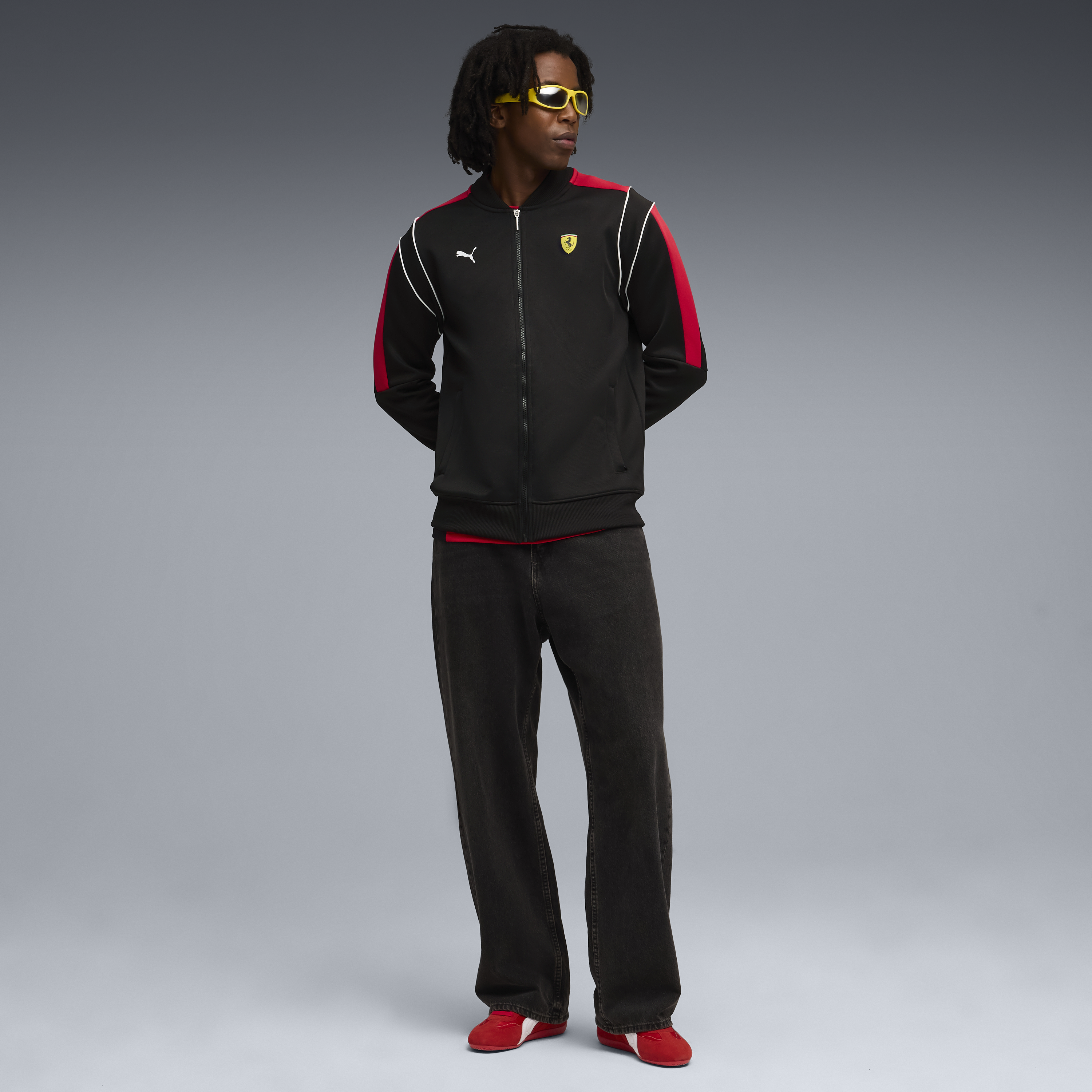 Pulover Ferrari, Puma, MT7, negru 🔥