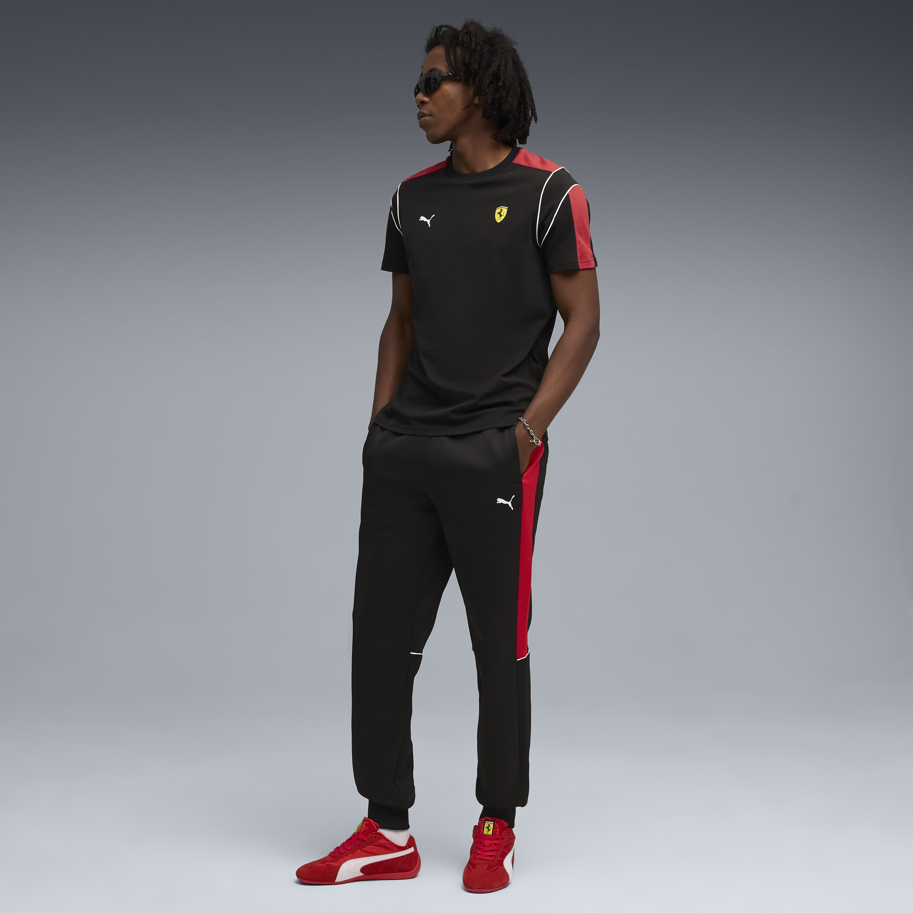 Tricou Ferrari, Puma, MT7, negru 🔥