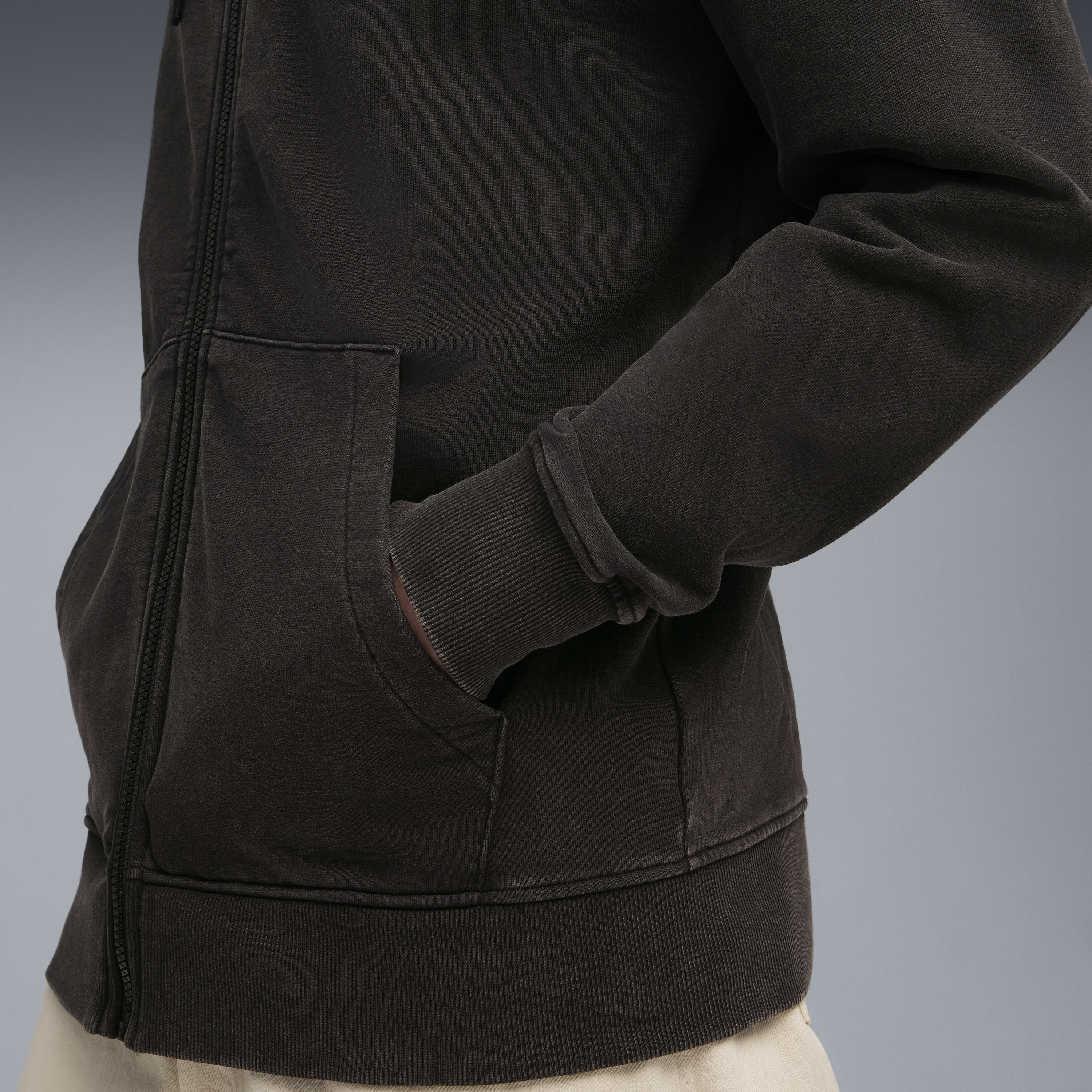 Hanorac cu fermoar Ferrari, Puma, negru 🔥