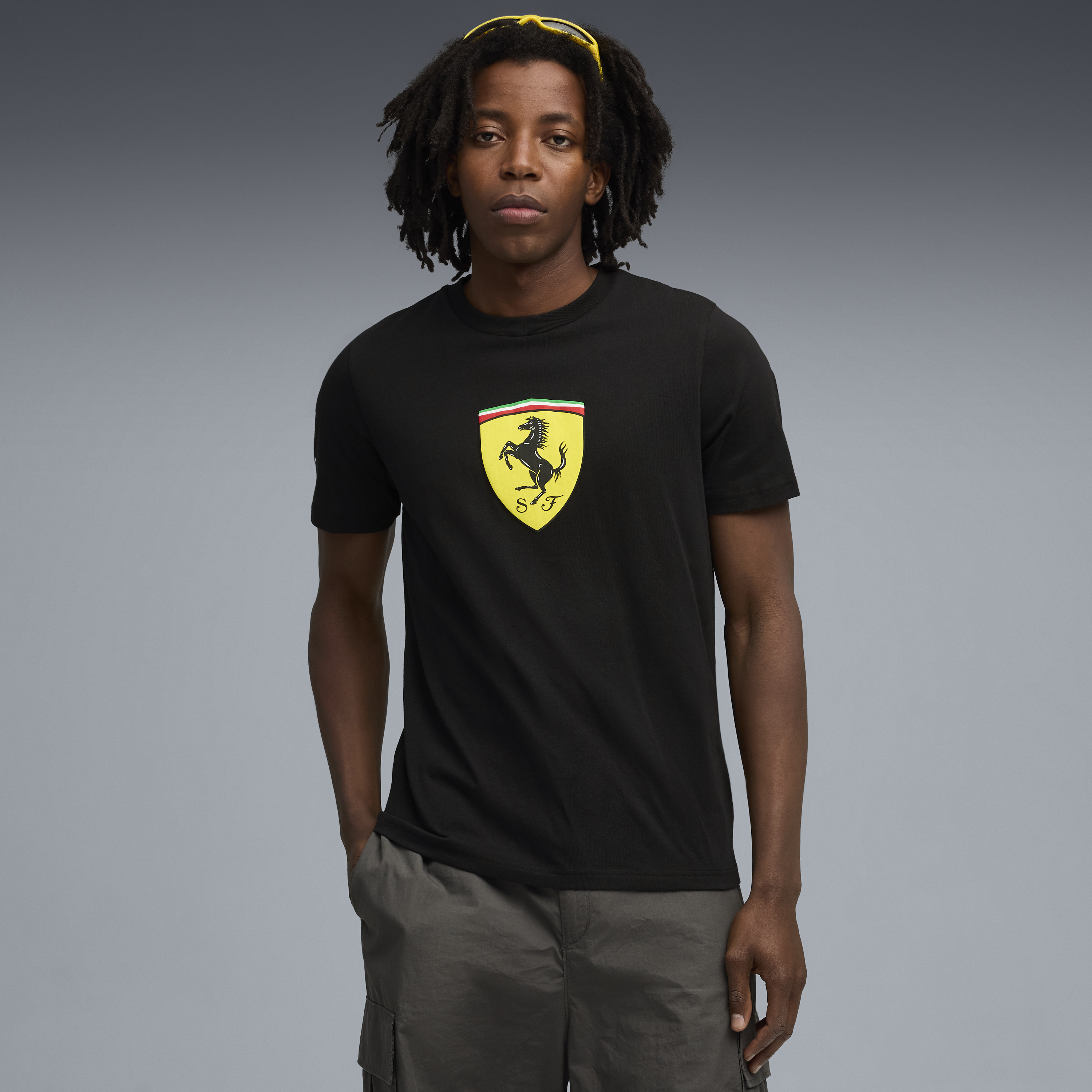 Tricou Ferrari, Puma, îmbrăcăminte sport, negru 🔥