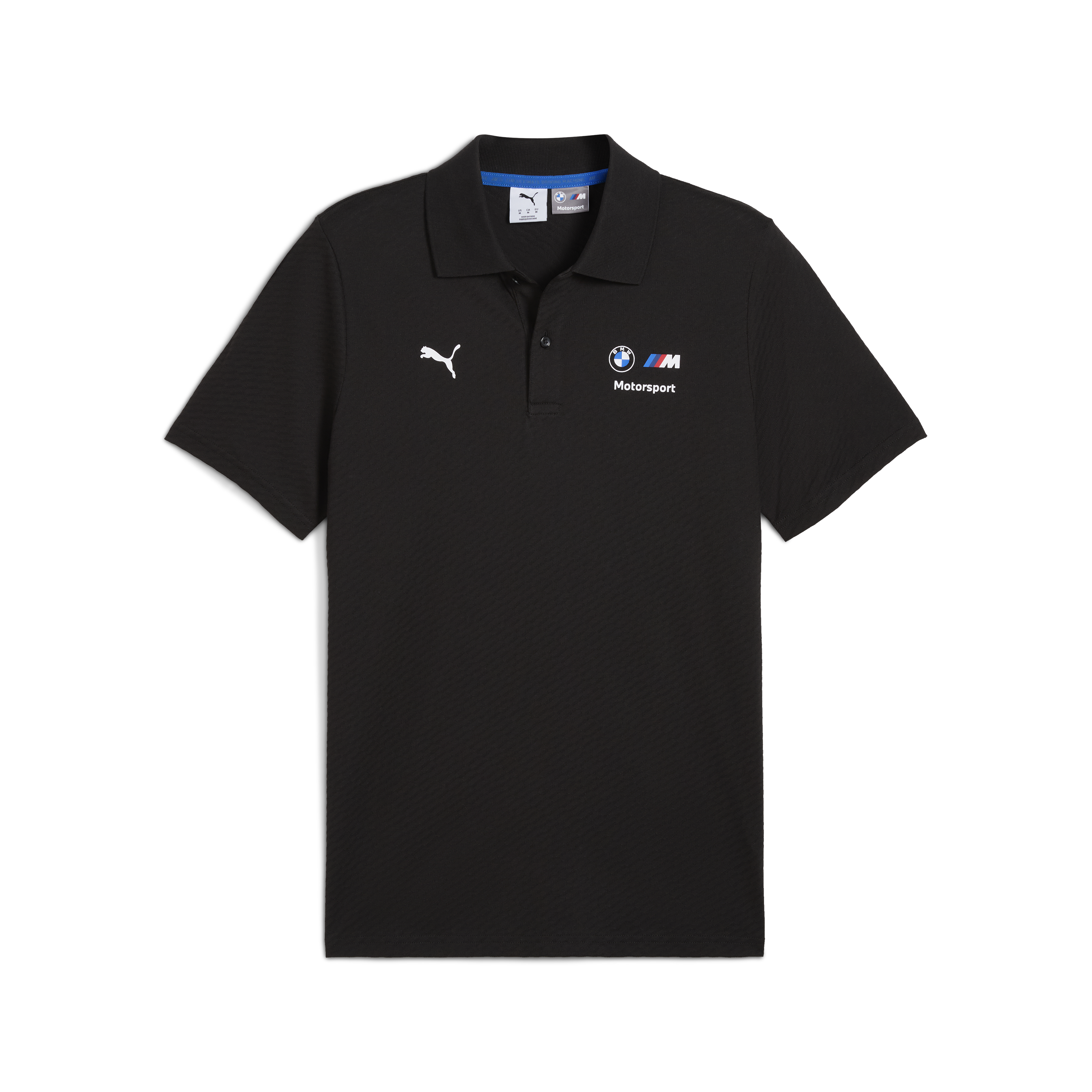 Polo jaquard BMW, Puma, MMS, negru 🔥