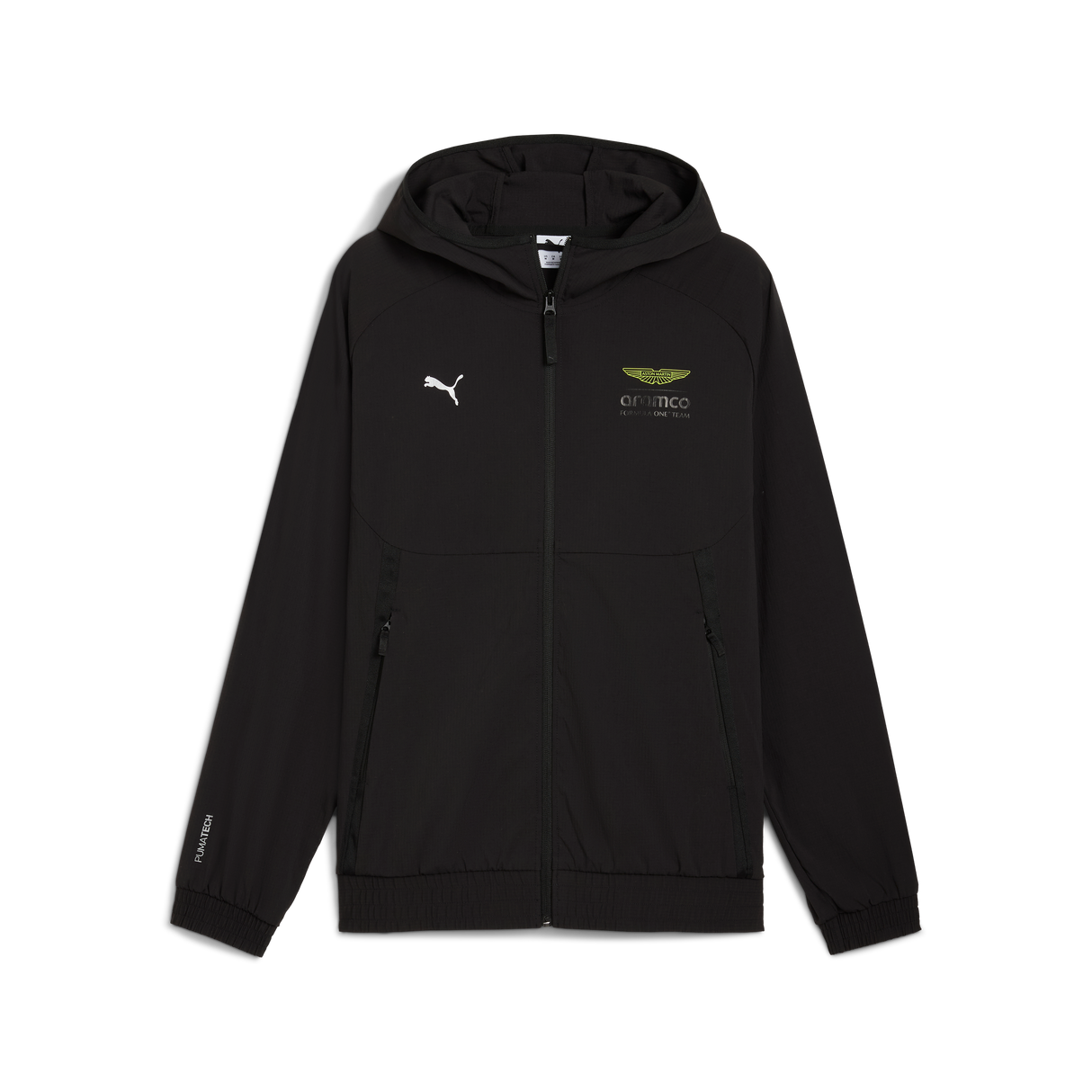 Geacă Aston Martin, Puma, Lifestyle, PUMATECH, neagră 🔥