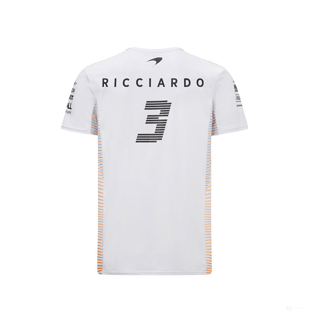 Tricou de Barbat, McLaren Daniel Ricciardo, Alb, 2021 - FansBRANDS®