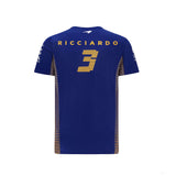 Tricou de Barbat, McLaren Daniel Ricciardo, Albastru, 2021 - FansBRANDS®