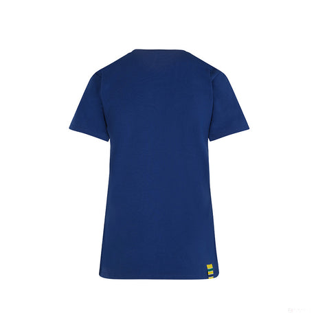 Tricou de Dama, Ayrton Senna Logo, Albastru, 2021 - FansBRANDS®