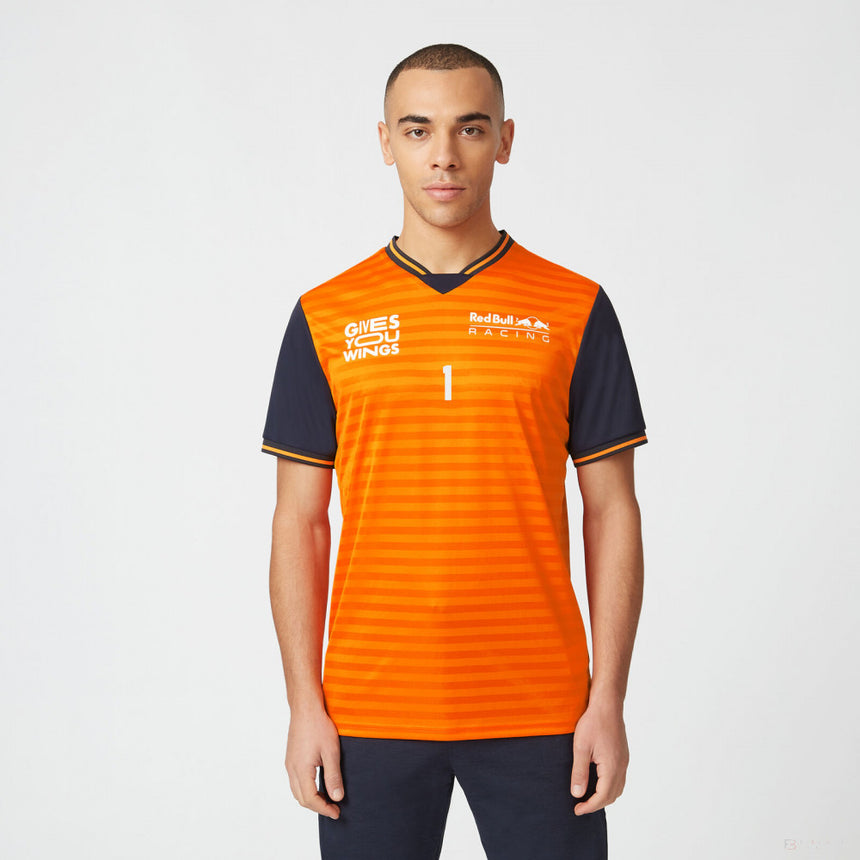 Tricou de Barbat, Red Bull Max Verstappen Sportswear, Portocaliu, 2022 - FansBRANDS®