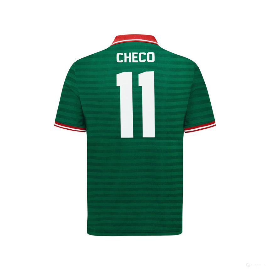 Tricou de Barbat cu Guler, Red Bull Sergio Perez, Verde, 2022 - FansBRANDS®