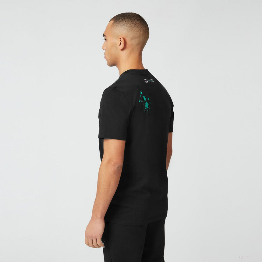 Tricou de Barbat, Mercedes George Russell GEORGE #63, Negru, 2022 - FansBRANDS®