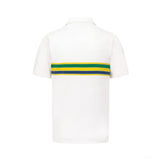 Tricou cu guler cu dungi Ayrton Senna pentru bărbați 2022 - FansBRANDS®