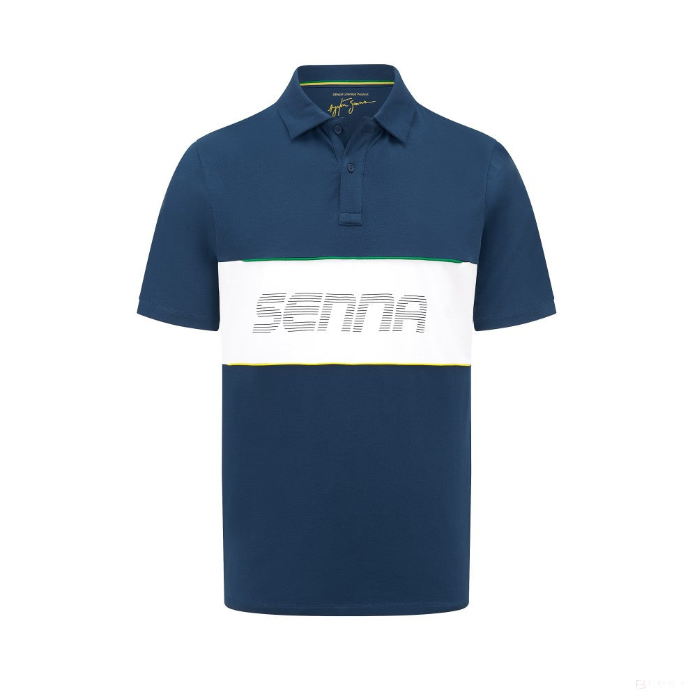 Tricou cu guler „Race” pentru bărbați Ayrton Senna 2022 - FansBRANDS®