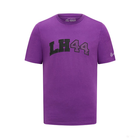 Tricou Mercedes Mens Lewis Hamilton Logo, violet - FansBRANDS®