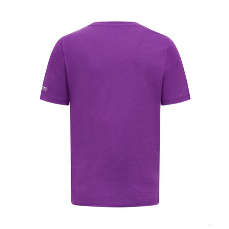 Tricou Mercedes Mens Lewis Hamilton Logo, violet - FansBRANDS®