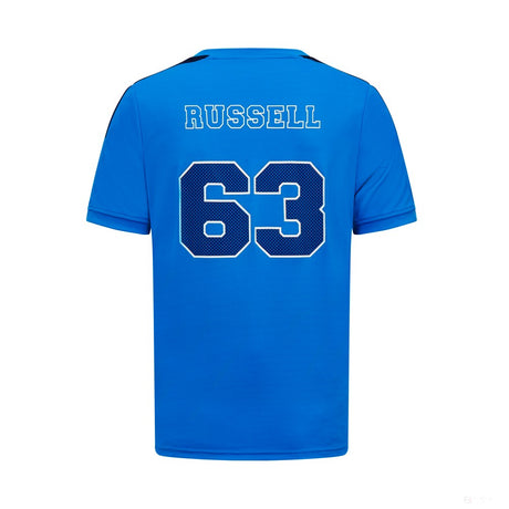 Tricou Mercedes George Russell Sports, albastru - FansBRANDS®
