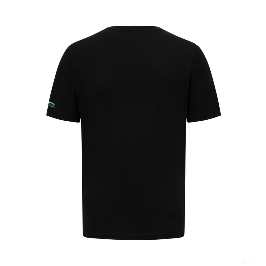 Tricou Mercedes Mens George Russell Logo, negru - FansBRANDS®