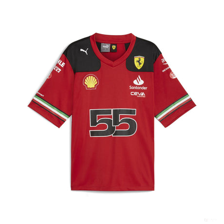 Tricou de fotbal pentru bărbați Ferrari Team, roșu, 2023 - FansBRANDS®