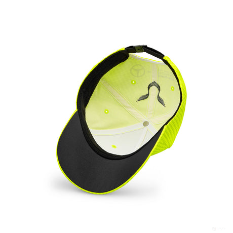 Sapca de baseball Copil Lewis Hamilton Col Driver, galben neon, 2023 - FansBRANDS®
